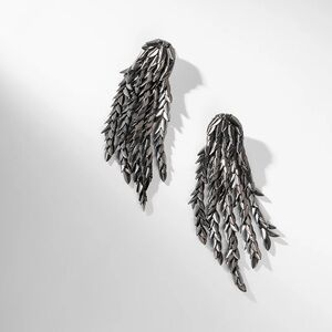 Free People Elegant Silver Dangle Earrings New with Tags